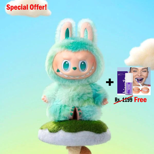 Labubu Action Figure Toy + Teeth whitening toothpaste (Free)